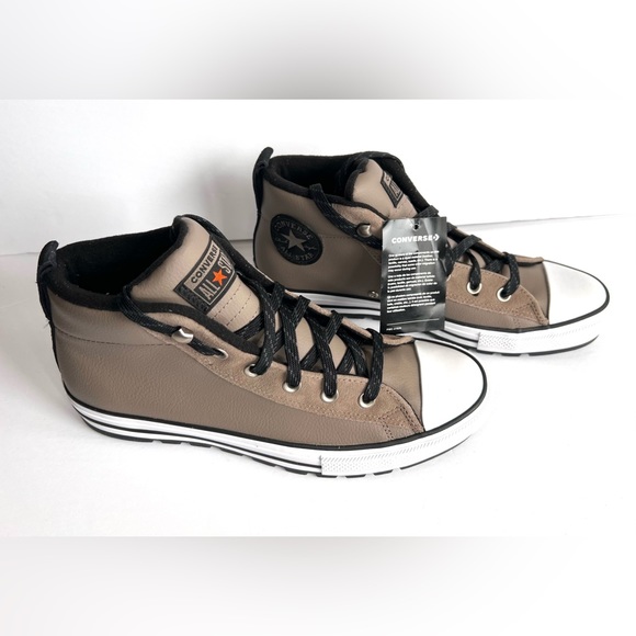 Converse Other - Converse Chuck Taylor All Star Street Mid Leather Sneaker, 166072C Sizes 9 Mason